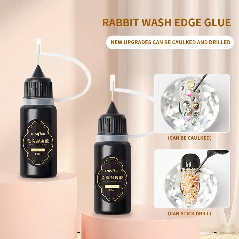 

10 мл маникюрный клей, клей без стирки, клей для украшений Стразы, Прочный гель для ювелирных изделий TSLM1