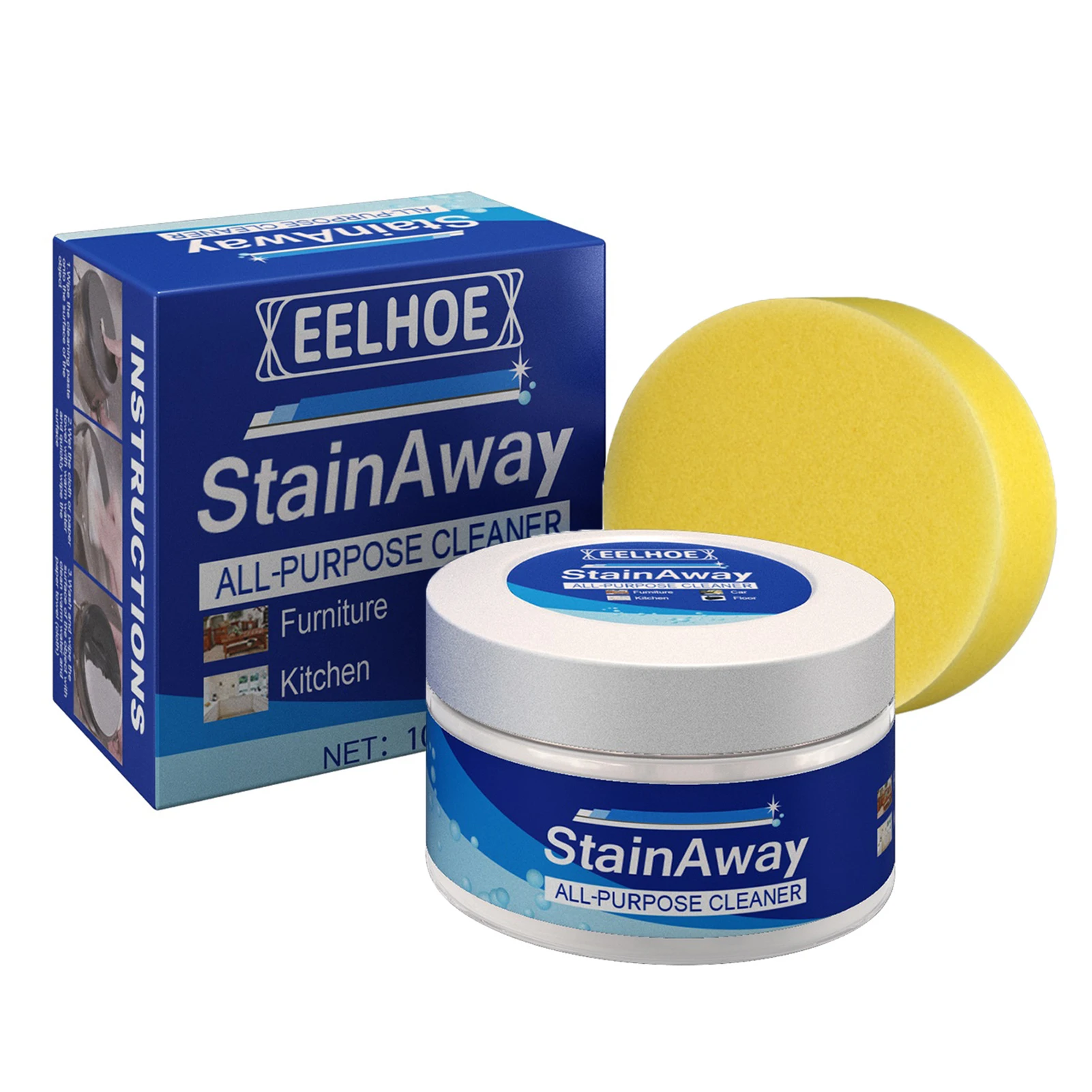 

All Purpose Cleaner Oil Stain Remover Multi-Purpose Polish Cream Bathroom Deep Cleaning Supplies Quick And Efficient Powerful