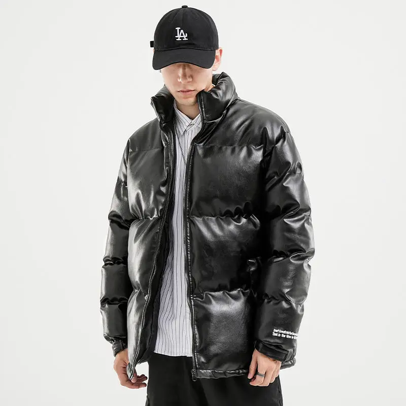 2022 New Winter Jacket Men Casual Wear Padded Warm Coat Male  Thicken Coat Man's Windproof Fashion Black Coat