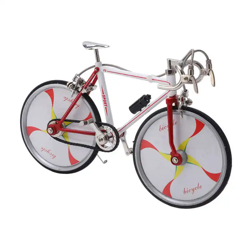 

Bicycle Model Ornament Mini Bike Model Ornament 19.5x12.5cm for Desktop Decoration for Office for Gifts