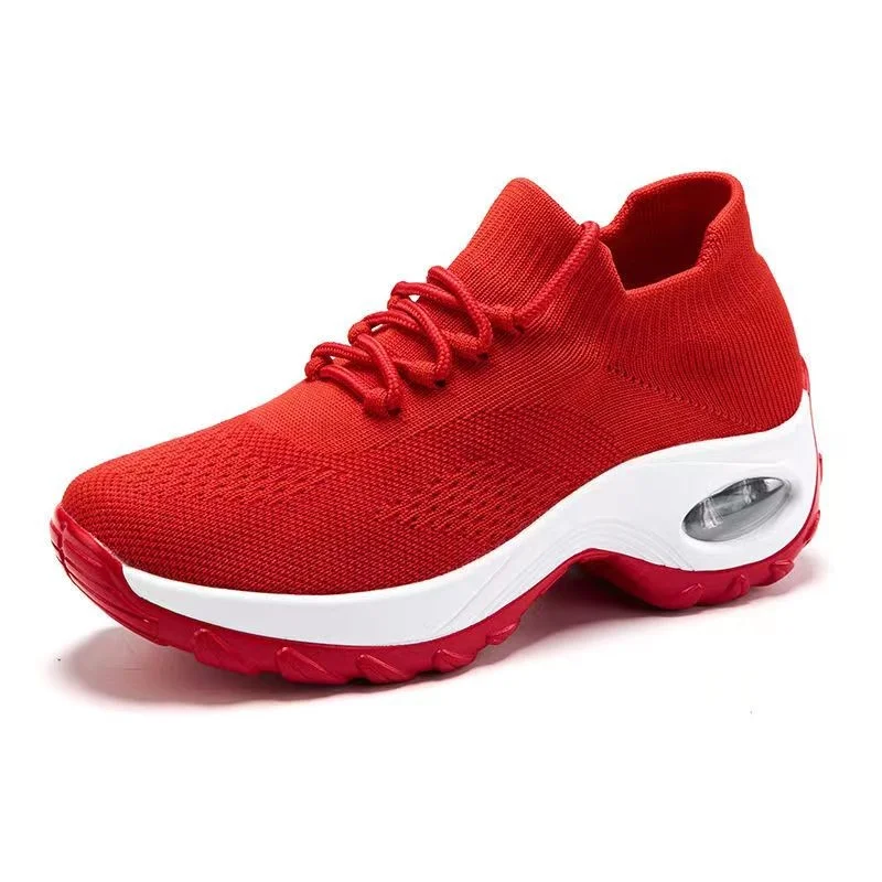 

Orthopedic Sneakers for Women Casual Platform Vulcanized Shoe Tennis Walking Sports Breathable New Solid Color Air Cushion Shoes