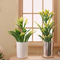 artificial mini plant lovely cognitive ability hands on ability for kids dollhouse green plant dollhouse green plant toy