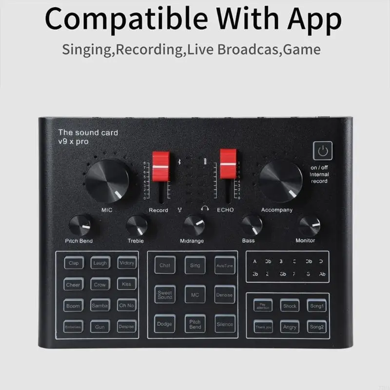 AREOFRGB 77HA Live Mixer Sound Board