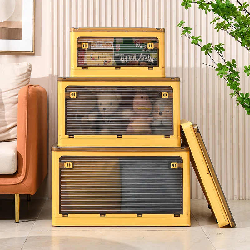 

Foldable Storage Box Clothes, Clothes, Quilts, Storage Box, Household Transparent Folding Plastic Box, Sorting Box 110L