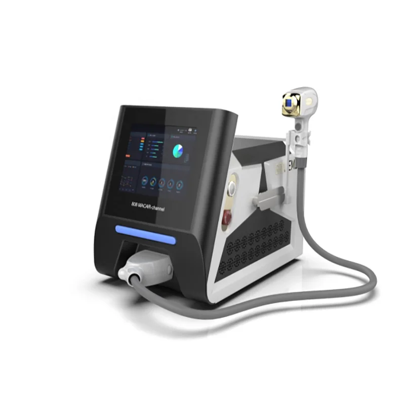 

Professional 808nm Diode Laser Ice Cooling Hair Removal Machine Triple Wavelength High Power Skin Rejuvenation