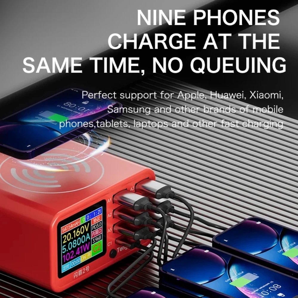 Многофункциональное устройство быстрой зарядки TenSai ShanBa No 2 15 Вт для телефона