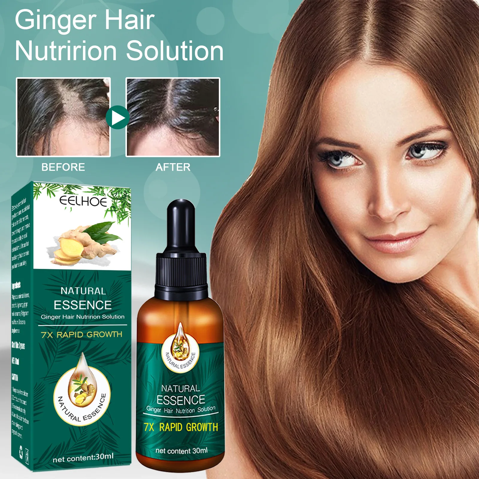Hair Care Essential Oil Anti-frizz  Hairs Smooth Serum Hair Growth Oil Anti Hairs Loss  Dry Frizzy Damaged Men Women Care