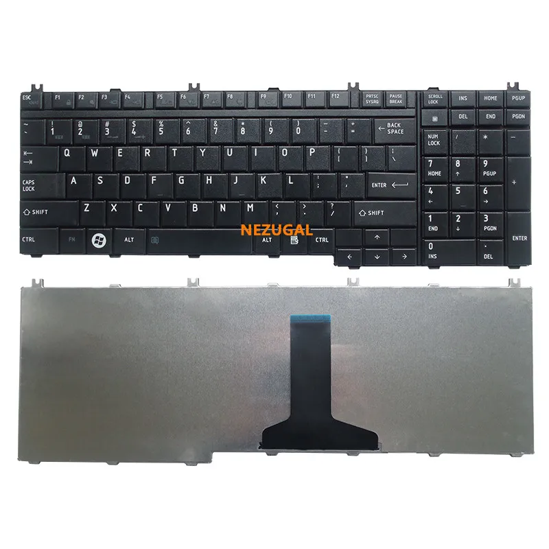 Клавиатура для ноутбука Toshiba X505 X500 A500 P300 L500 L505 A505 US клавиатура L550 P505 G501 Клавиатура для ноутбука Toshiba X505 X500 A500 P300 L500 L505 A505 US клавиатура L550 P505 G501