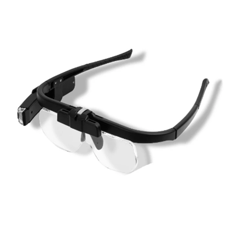 

USB Rechargeable Magnifier Reading Glasses Magnifier Illuminated Magnifier Glasses 1.5X 2.0X 2.5X 3.5X 4.0X 4.5X For Reading