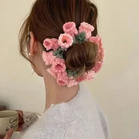 Вязаные резинки для волос 