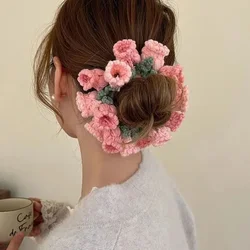 Вязаные резинки для волос 