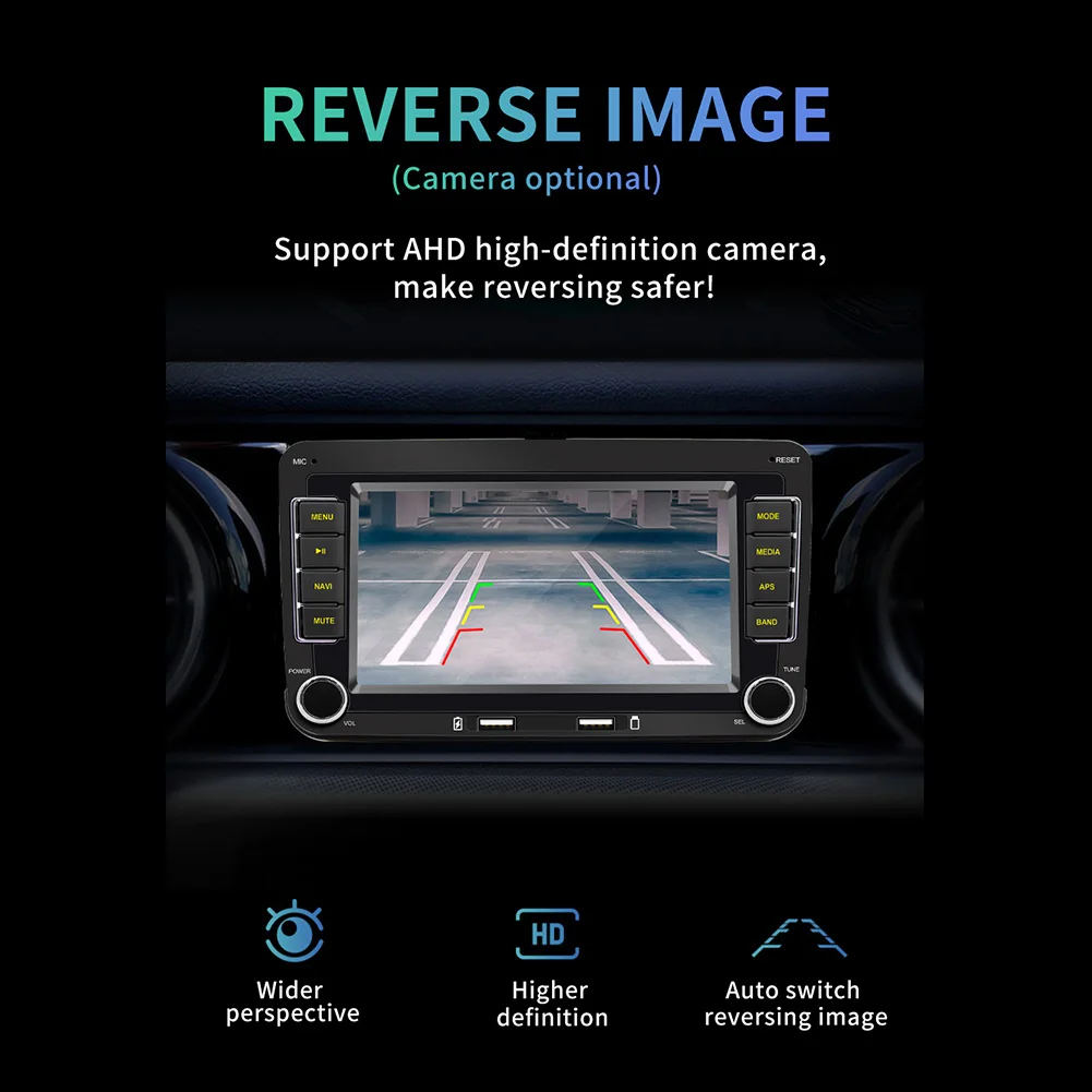 Автомагнитола Carplay мультимедийный плеер на Android 10 с GPS для
