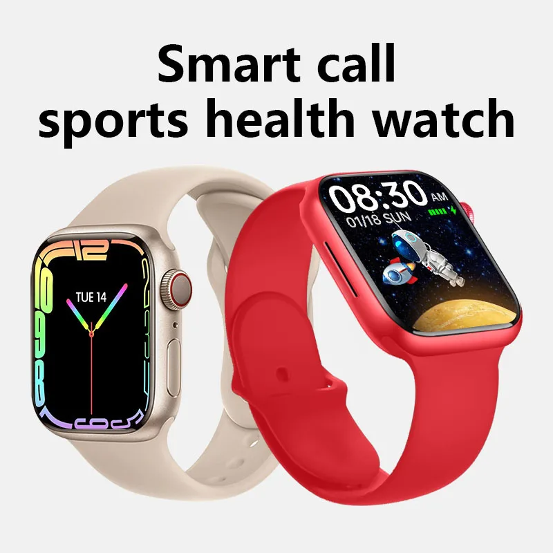 

2022 Watch 7 Smart Watch Man Woman NFC Smartwatch Door Access Control 1.9 HD Screen Wireless Charging Dial Call Fitness Bracelet