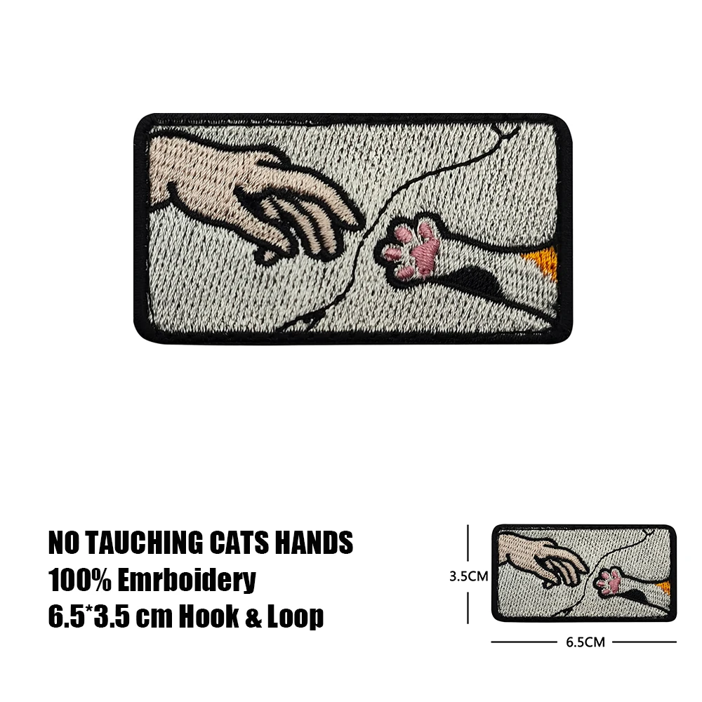 Наклейки для тактической сумки шляпы кошек и