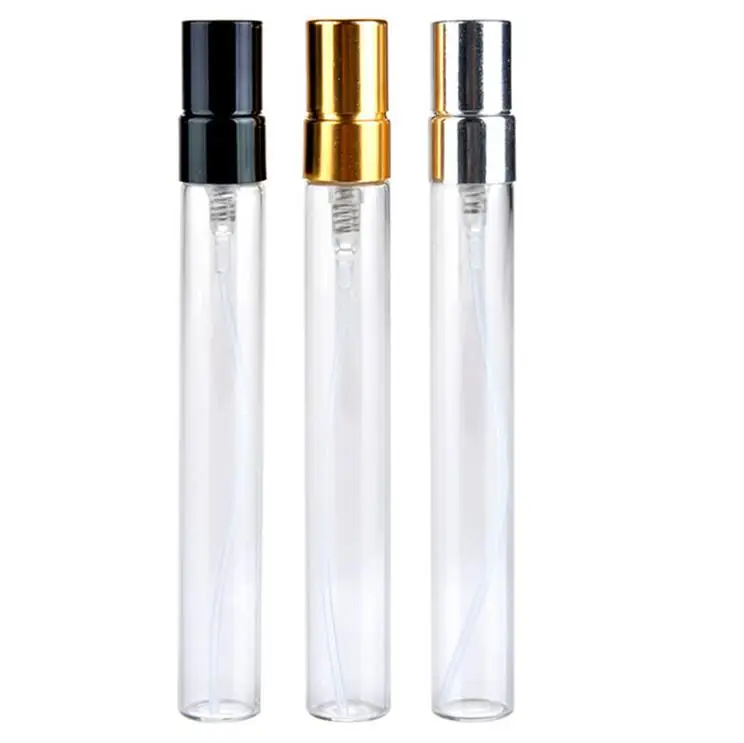 

300pcs 10ml Empty Refilable Glass Perfume Spray Bottle Small Parfume Atomizer Perfume Sample Vials Free Shipping SN1191