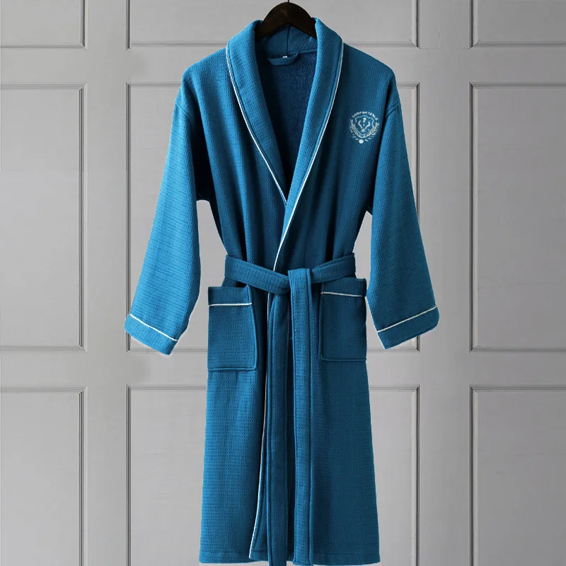 Bathrobes Top Quality Autumn Winter Man Woman Towel Terry Cotton Robe Men's Elegant Five-star Hotel Home Wear Bath Robe