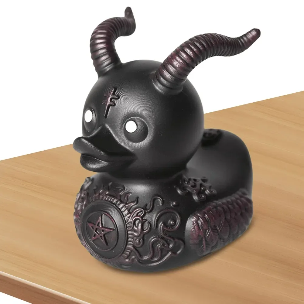 Фигурка Дьявола Утки Из Смолы Готическая Панк-скульптура Животного Для