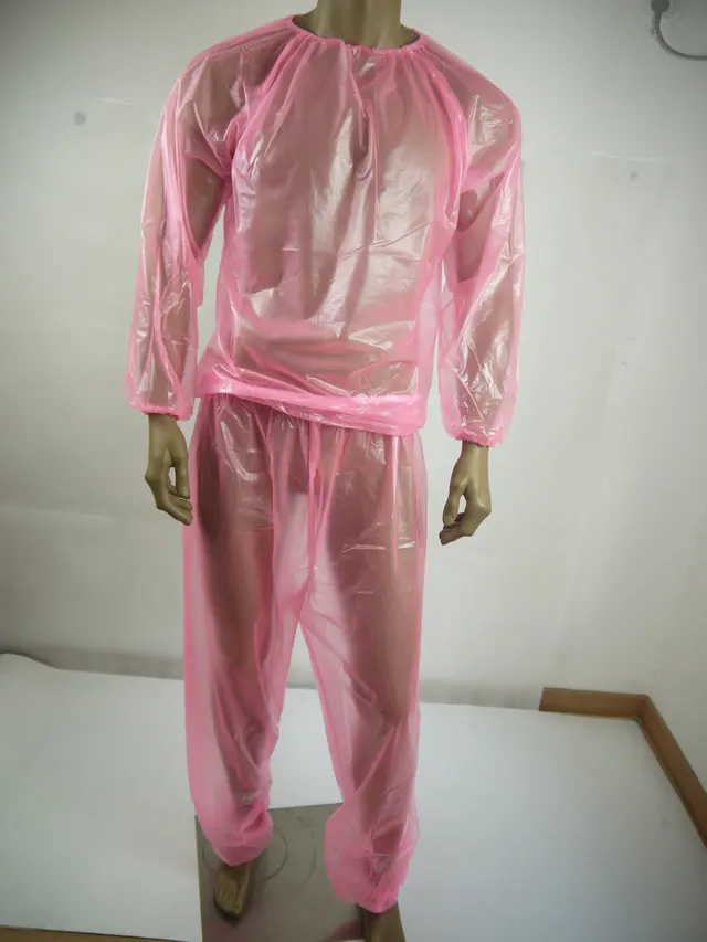 

PVC unisex incontinence jogging suit # P013-5.Size:L / XL /XXL