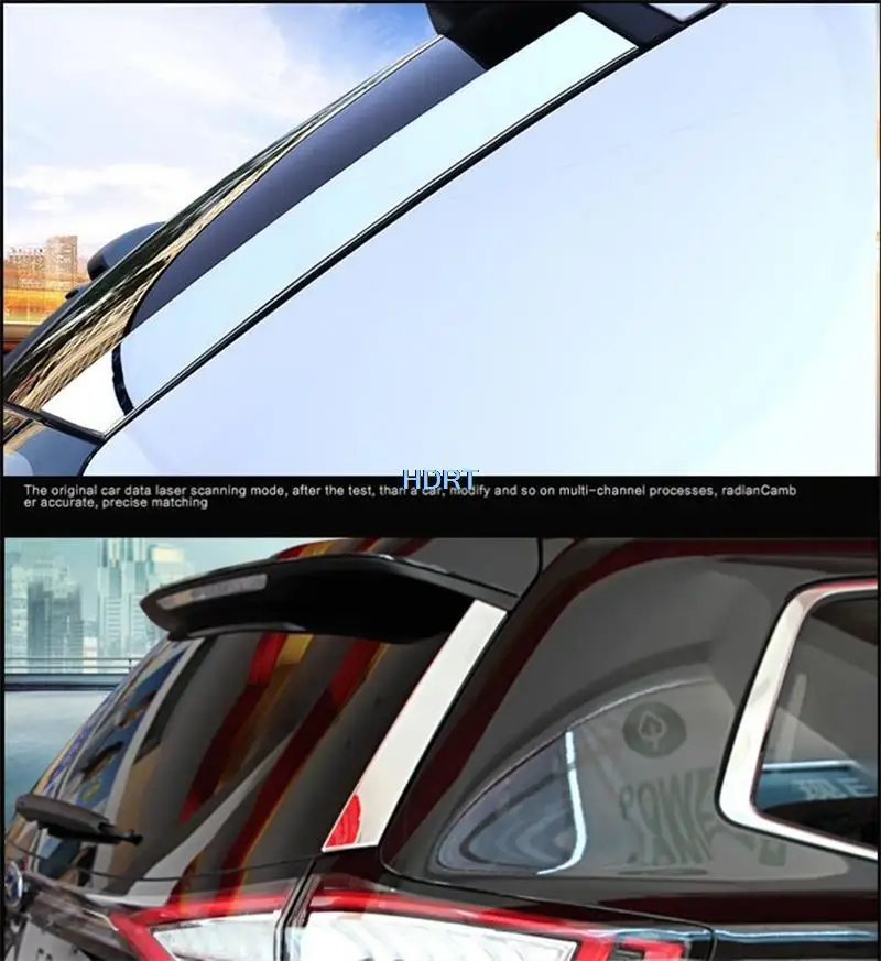 Для Ford Edge 2015-2020/Edge Plus 2021 хромированный АБС-пластик задние окна автомобиля