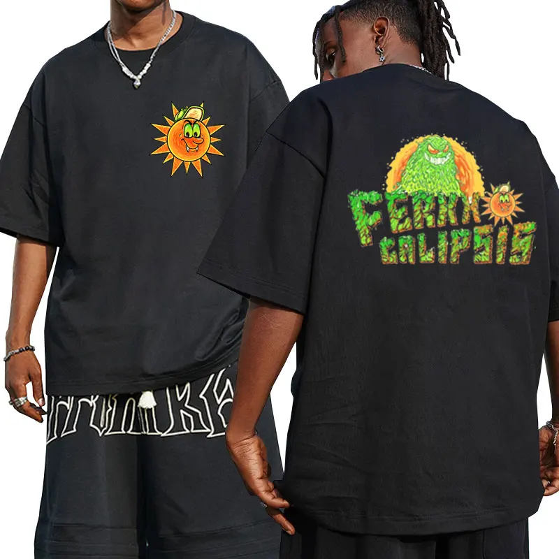 Feid Ferxxo Ferxxocalipsis Tour 2024 Винтажная футболка для мужчин и женщин модная одежда в стиле