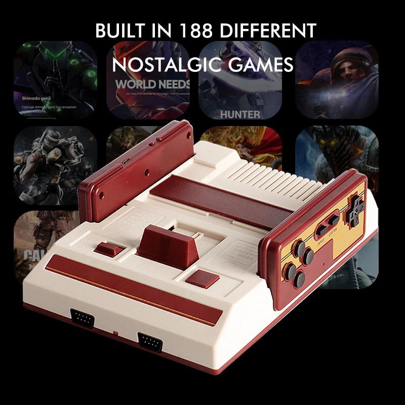 Консоль игровая беспроводная 2 4 ГГц HDMI два режима 8 бит |