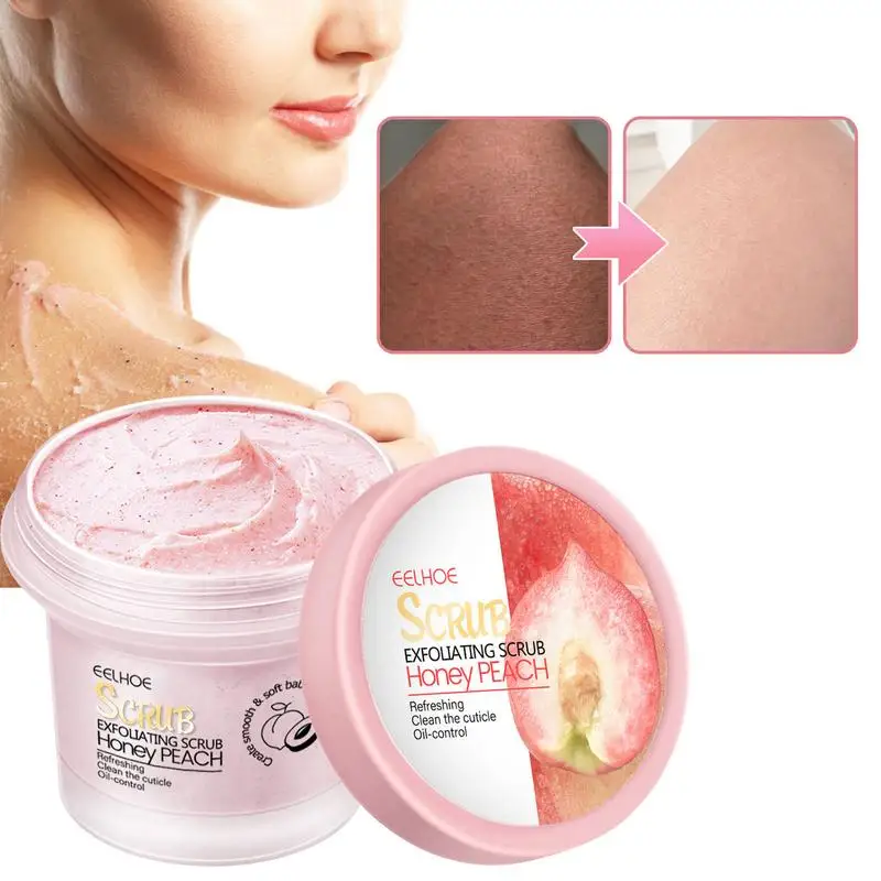 

Remove Cellulite Peach Body Scrub Organic Pecah Body Scrub Brightening Body Scrub Deeply Moisturizing Oil Control Cleansing