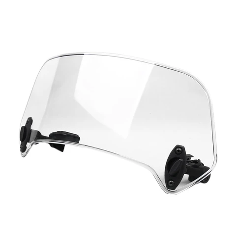 Универсальный Регулируемый удлинитель ветрового стекла для мотоцикла, прозрачный цветной спойлер, дефлектор воздуха 28,5X12X21 см