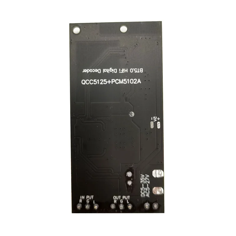 Модуль ресивера LUSYA QCC5125 Bluetooth 5.1 Φ + DSP PCM5102A DAC 32 бит 384 кГц для Hi-Fi аудиоусилителя |