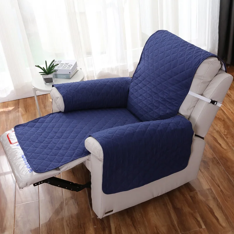 

Anti-wear Recliner Sofa Cover Anti-Slip Quilted Couch Cushion Slipcover for Dogs Pets Kids Armchair Furniture Protector Washable