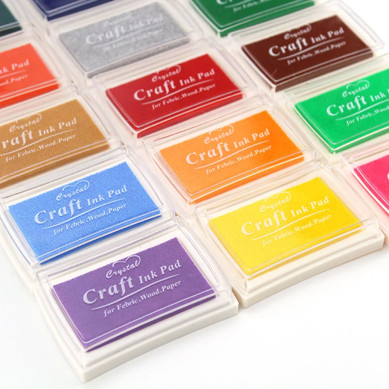 Яркая чернильная подставка для рукоделия яркая ткани деревянной бумаги