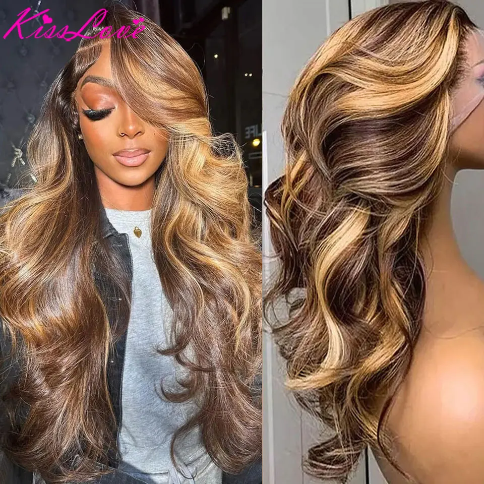 

250% 13x4 HD фронтальные парики на сетке, 34 дюйма, подчеркивающий тело волнистый парик, предварительно выщипанная кожа, полностью кружевной фронтальный парик, парик на сетке HD