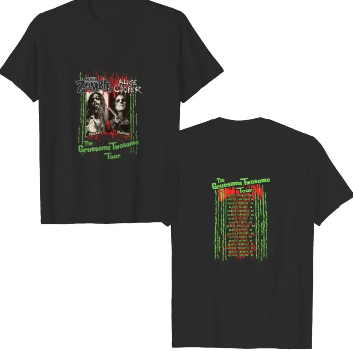 Футболка с изображением зомби на параде 2023 2-сторонняя футболка