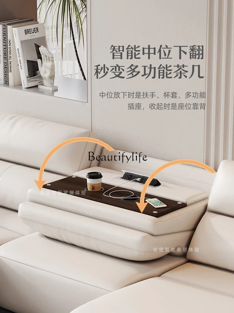 Умный выдвижной многофункциональный диван для гостиной с высокой спинкой и