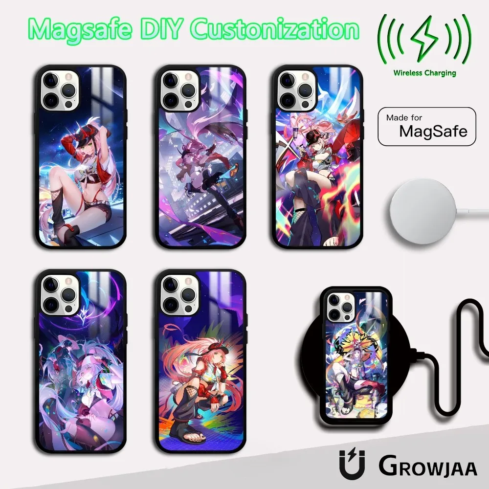 Чехол для телефона Rappa Honkai Star Rail iPhone 16 15 14 13 12 11 Pro Max Plus Mini Magsafe Mirror беспроводной