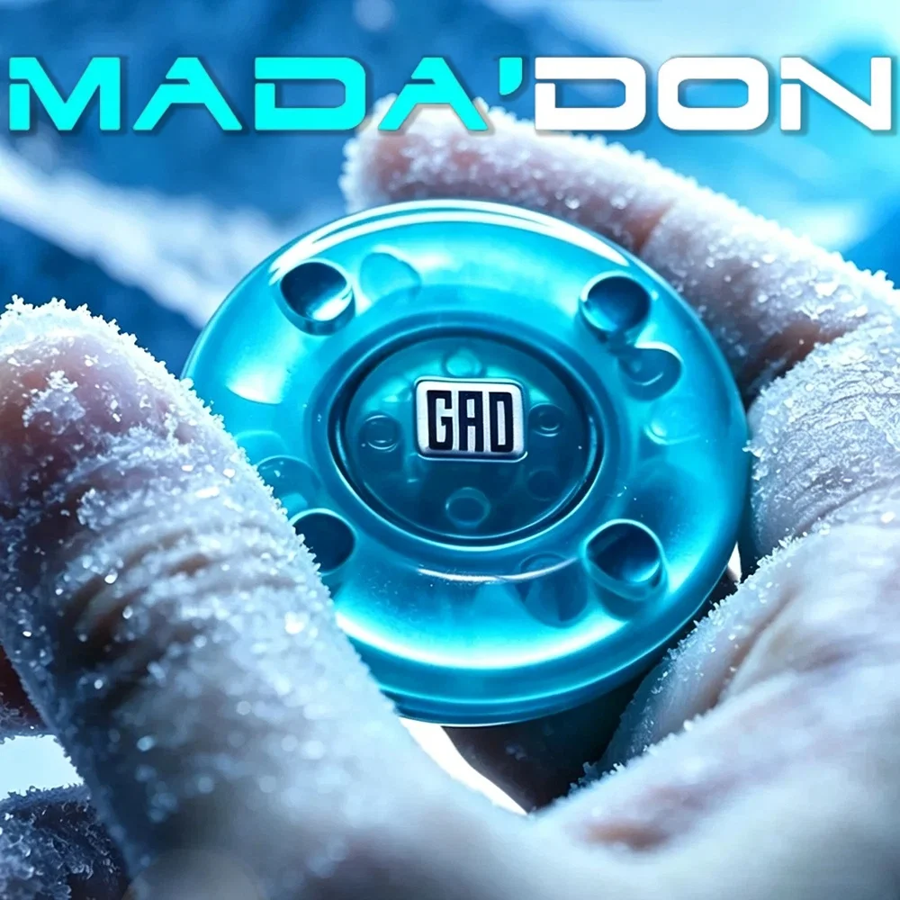 Фото GAO STUDIO MADA DON Ice Blue Haptic Coin: Игрушка-антистресс для взрослых, оригинальный дизайн, для снятия тревоги №1