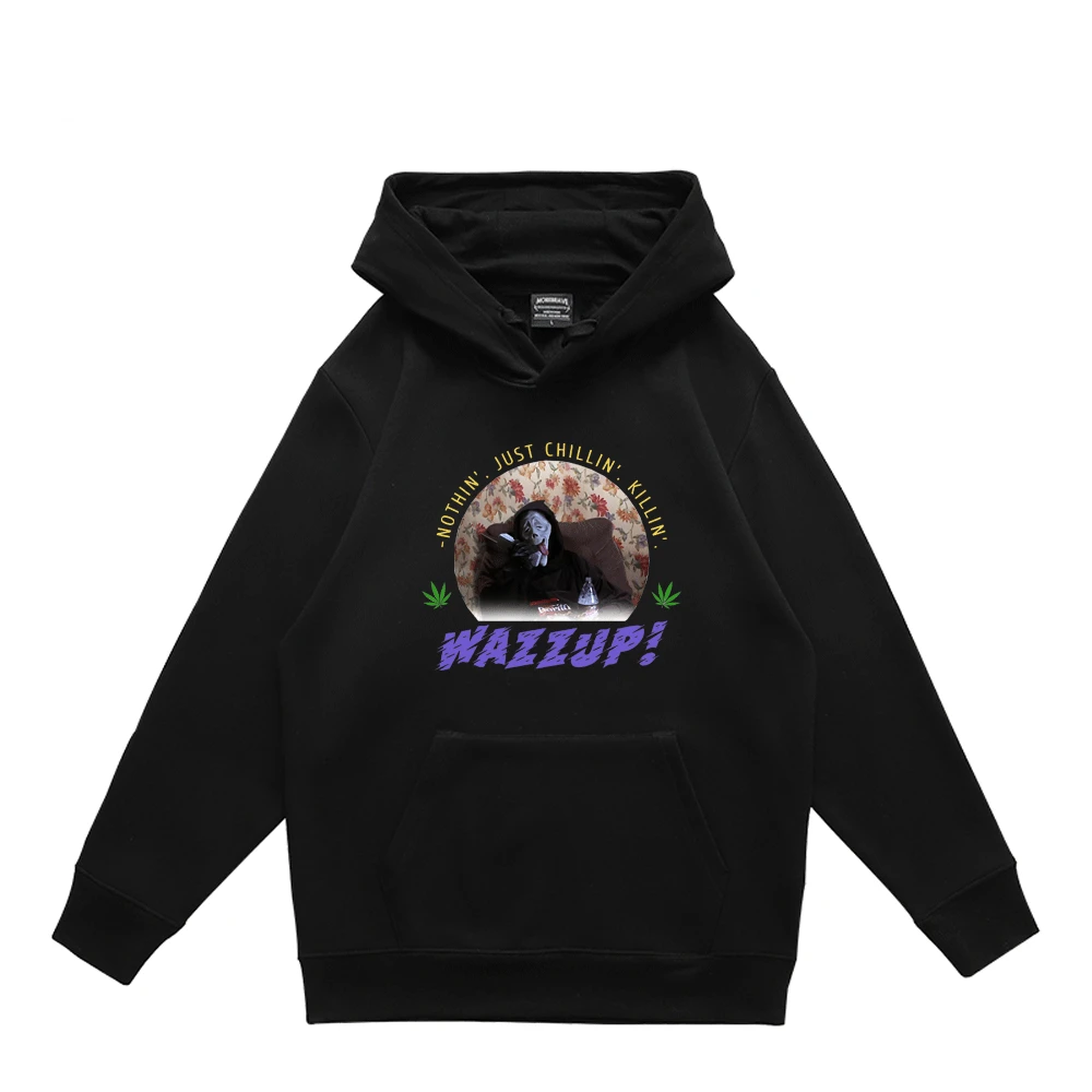 

Nothin Just Chillin Killin Hoodie Sweatshirt Horror Thriller Scream Movie Men Women Pullovers Ghostface Skeet Ulrich Loomis Tops