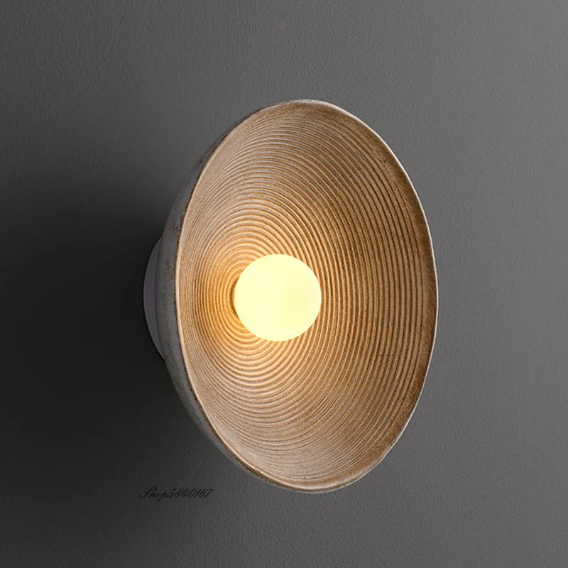 Винтажный настенный дисковый светильник на спирали комнатное освещение для