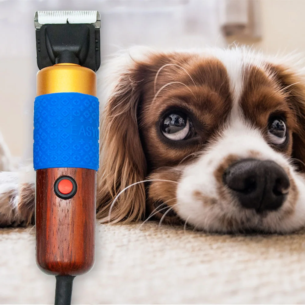 

Практичная машинка для стрижки кошек, многофункциональная электрическая бритва для домашних животных с деревянной ручкой, регулируемая ск...