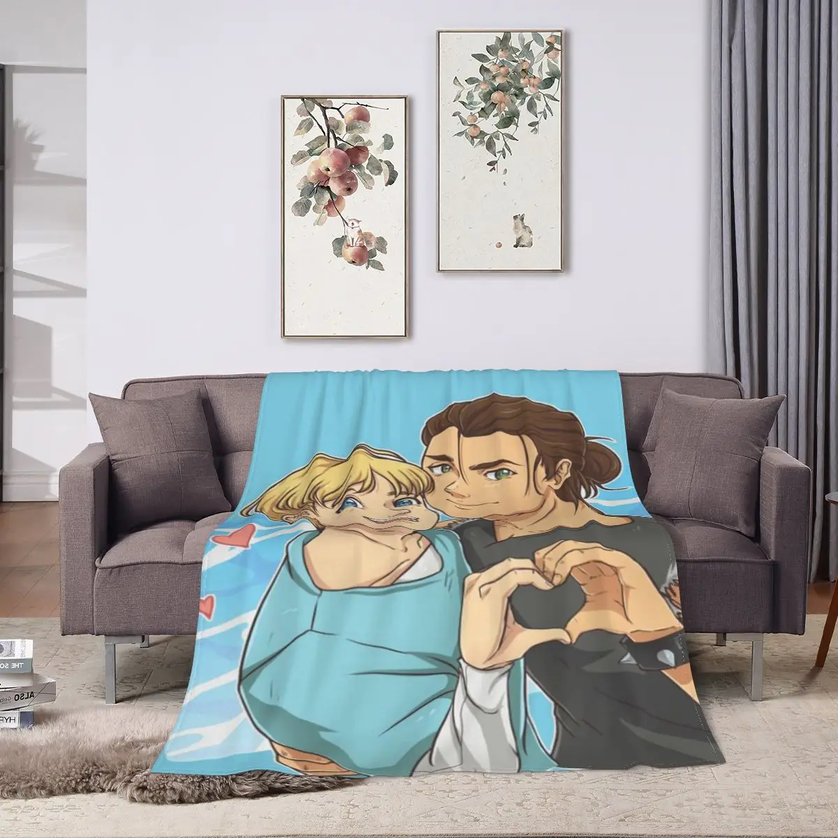 Eremin Do Love Not War Ультра-мягкое флисовое одеяло