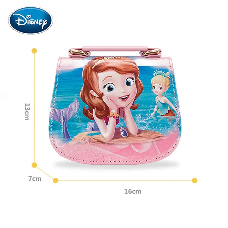 Disney Purse Frozen Shoulder Bag for Girls Kid Children Cartoon Princess Handbag Messenger Bag Birthday Gift Free Shipping