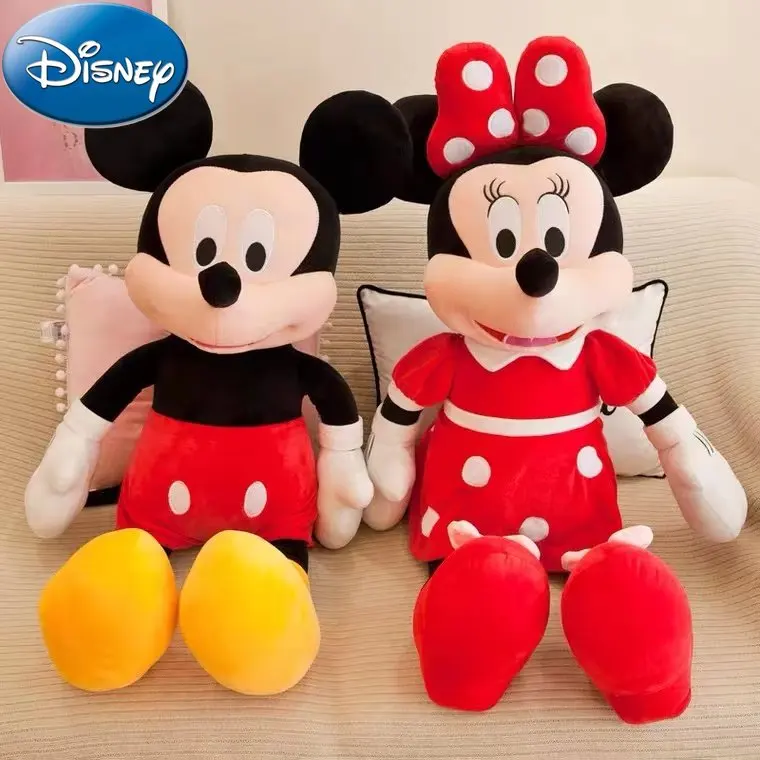 

Mickey Mouse Mickey and Minnie Couple Doll Disney Genuine Plush Toy Ragdoll Doll Girl Birthday Gift