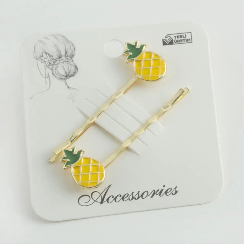 

2 pcs pineapple figured wire buckle