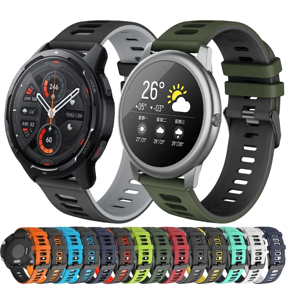 

Ремешок силиконовый для Xiaomi Mi Watch S1 Active/HaylouSolar LS05/RT2/GST, 22 мм