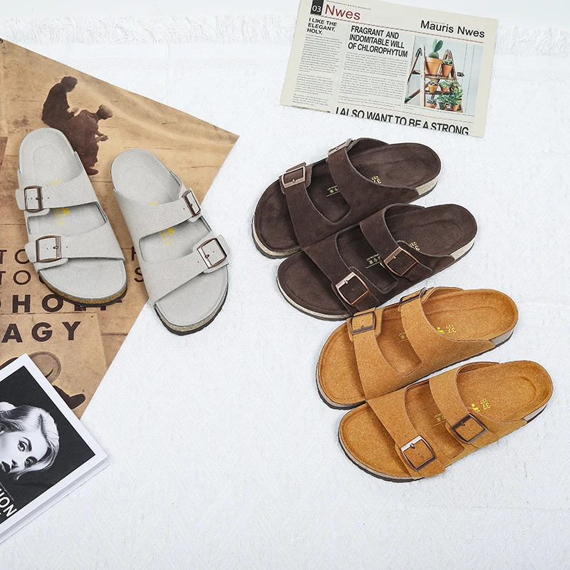Вельветовые Пляжные Тапочки Унисекс Birkenstock Sanдалии Летние Нескользящие На