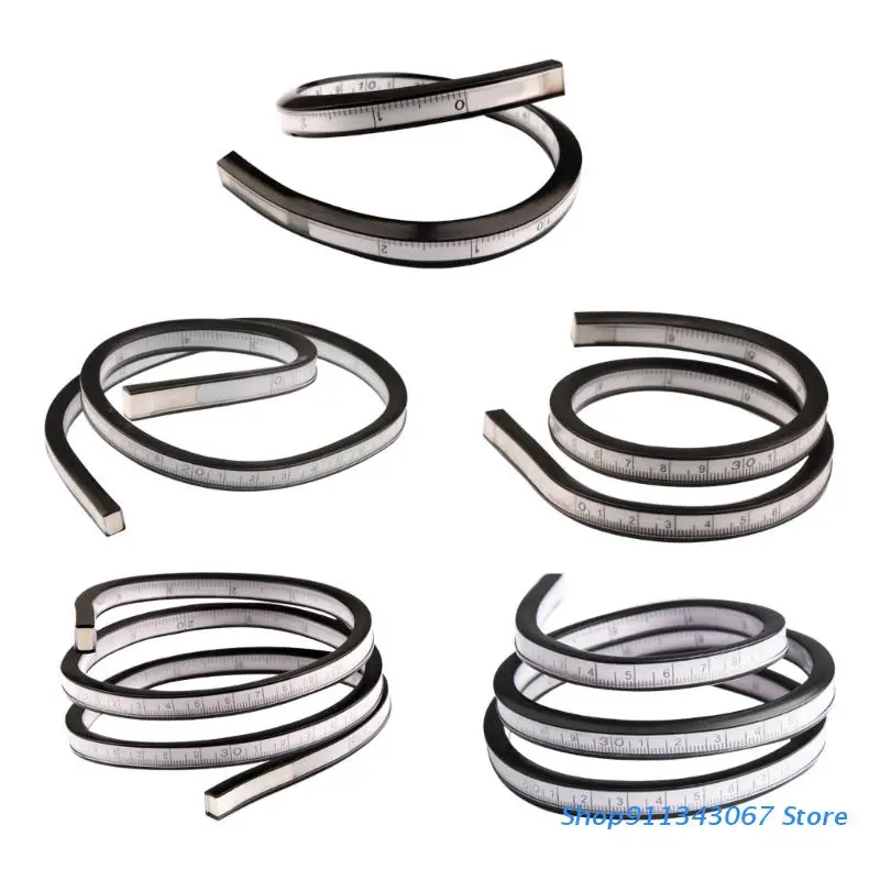 

Гибкая линейка 30/40/50/75/90 см Гибкая линейка многофункциональный инструмент для рисования чертежей для шитья Прямая поставка