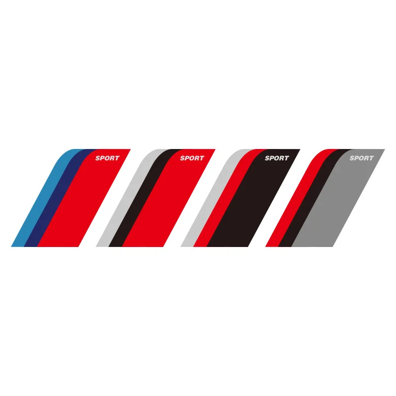 Новинка подходит для BMW Benz Volkswagen Audi крыло трехцветная полоса украшение от царапин