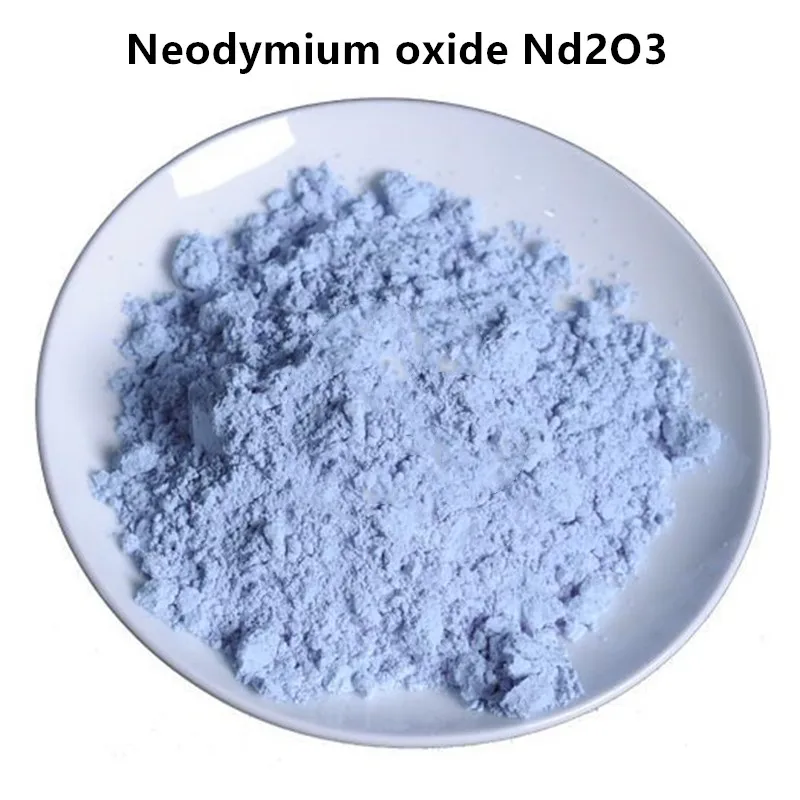 

Pure 99.9% Neodymium Oxide Nd2O3 Powder Rare earth Material For Alloy, Ceramic Materials And Glass