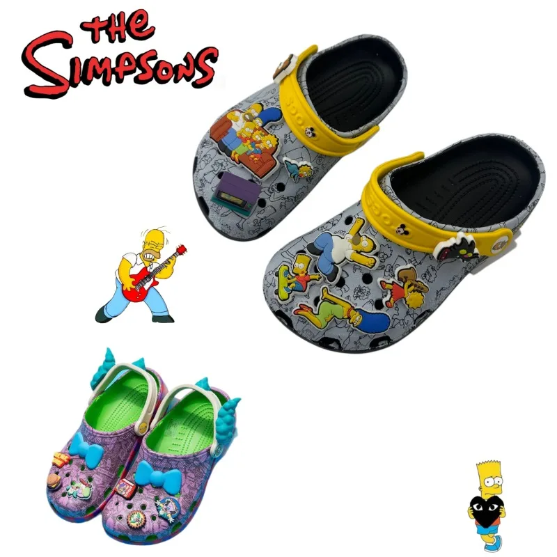 Фото Тапочки The Simpsons: модные и креативные, с дизайном в стиле мультфильмов, унисекс, с мягкой подошвой, нескользящие, для улицы, в подарок другу №1
