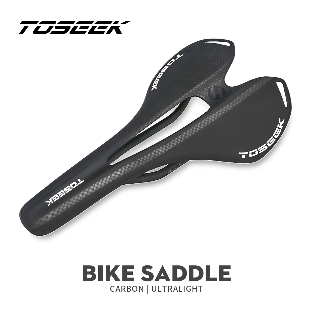 

Ультралегкое седло TOSEEK полностью из углеродного волокна, мужское седло для дорожного велосипеда, велосипедное седло для горного велосипед...