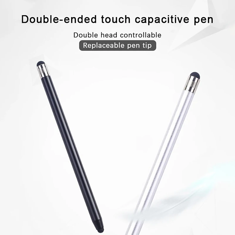 

Универсальный стилус с двойной силиконовой головкой стилус для сенсорного экрана планшета смартфона
